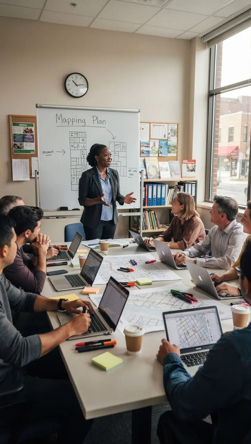 Invasive species and their ecological impact illustration