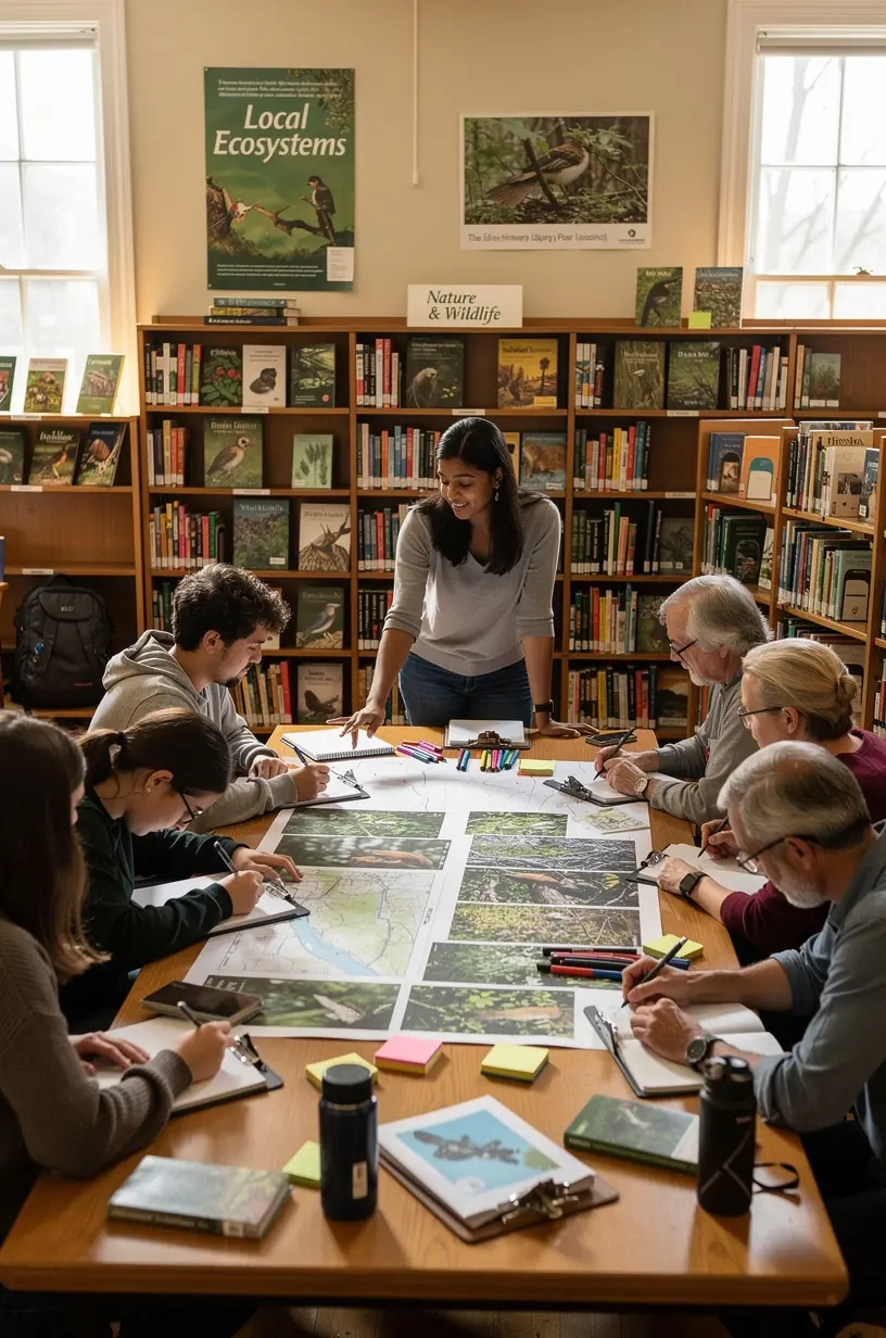 Healthy soil supporting diverse local ecosystems